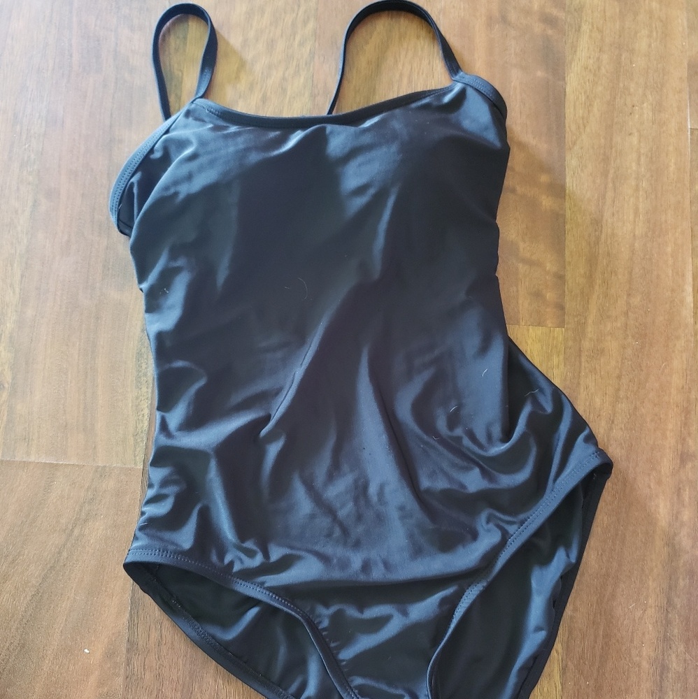 Black One Piece Bathing Suit